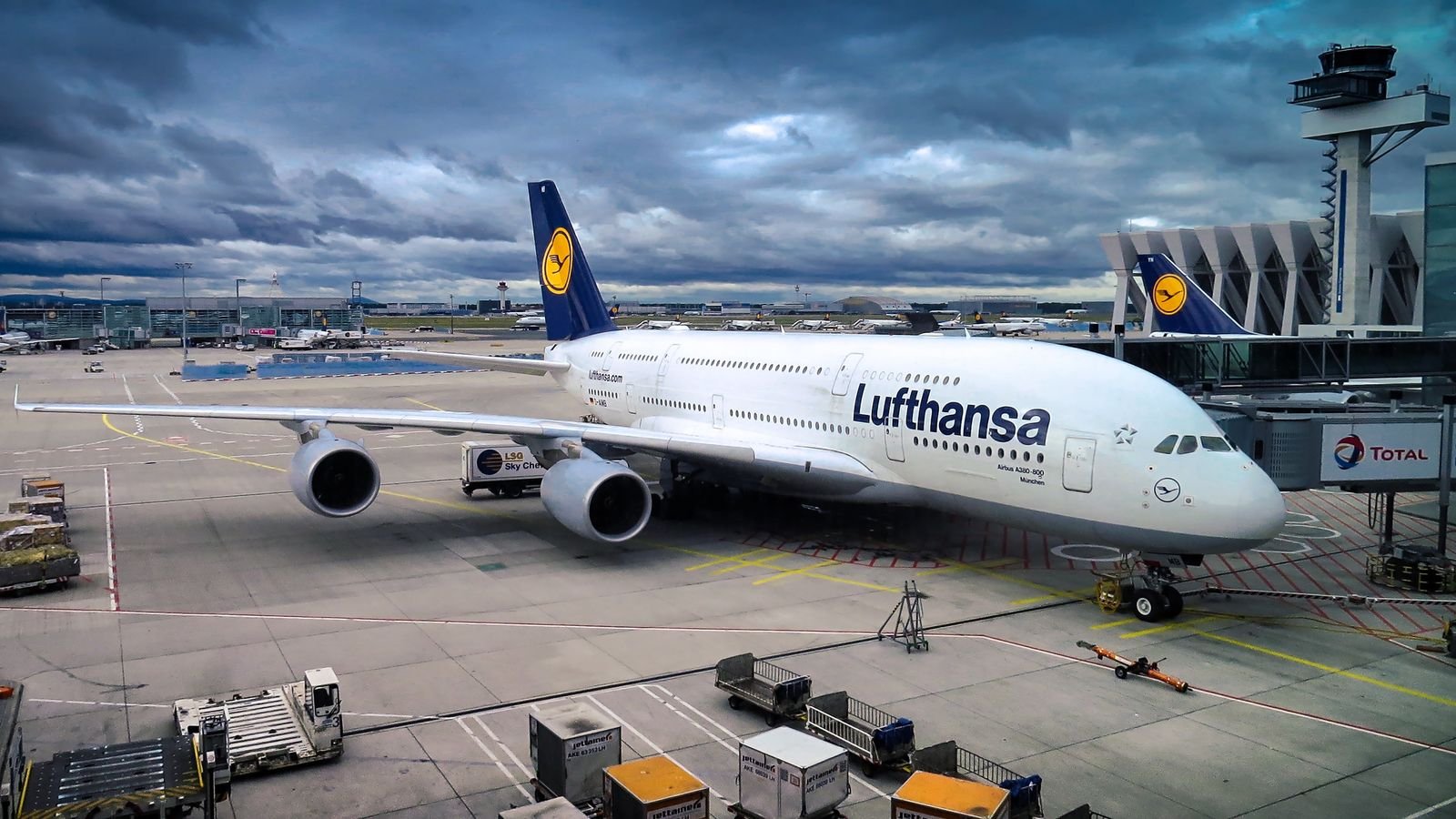 Aircraft on the tarmac